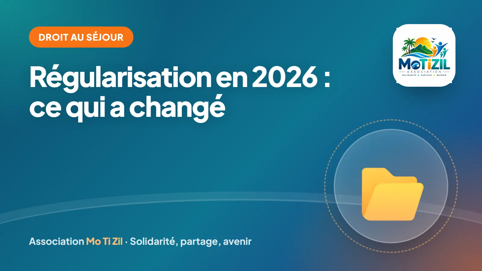 Régularisation en 2026 : ce qui a changé — association Mo Ti Zil